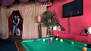 Brunette takes big cock up the ass