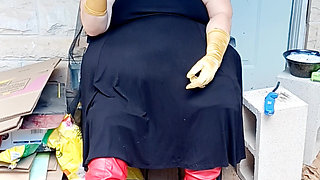 Bat Girl Is Taking a Smoke Break in Her