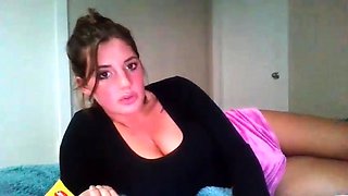 Webcam big booty brunette fucking machine toy hard