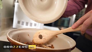 Brazzers - cutie Cara Mella gets her ass spread and screwed hard by Danny D at a dinner party