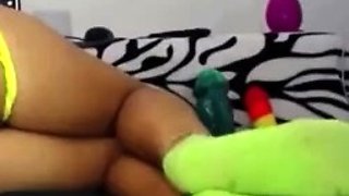 Big ass latina Analfistgirl sexy anal creampie during