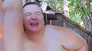 Outdoor Shower Blowjob & Oral - Big Tits POV Wet