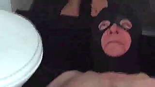 Golden Shower in Masked Face and Mouth
