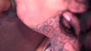 Insatiable Tattooed MILF Tyra Drains BBC for Huge Facial