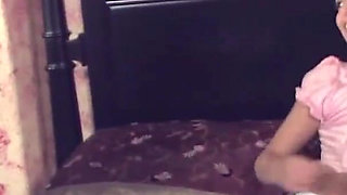 Hot brunette teen gets fucked hard in the bed