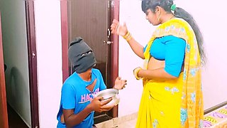 Hot Indian Housewife 69 Hardcore Fuck with Desi Beggar's Big Long Dick - Telugu Dirty Talk
