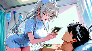 Night Nurse Anya Only Takes His Temperature… Then Rides Him to a Hot Creampie - Hentai Uncensored