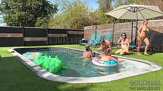 Orgy at the Pool