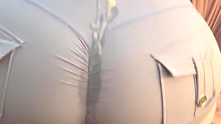 Big Clothed Ass Hotdogging Cumshot