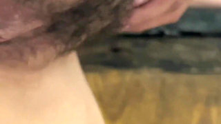 Cuckold Voyeur Watches His Wife Have Sex with a Supermarket Delivery Man in Their Own Kitchen