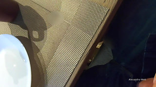 Blown Out in the Middle of the Restaurant, Under the Table