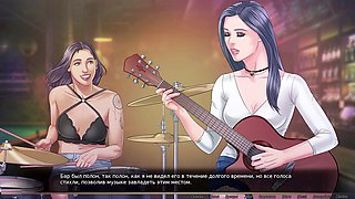 Cartoon sex adventure with tongue action and wild public escapades