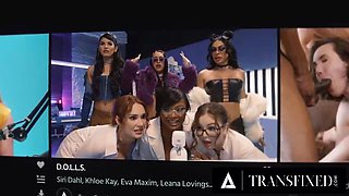 TRANSFIXED - Teen Sitter Gets Fucked DP As Special Going-Away Present By Her Bosses