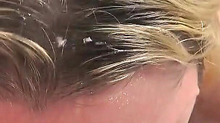 Spit Shower Face Covered - I Spit on Her Tits, Her Hair, in Her Mouth and in Her Eyes. She Gets Her Face Fully Covered in Spit