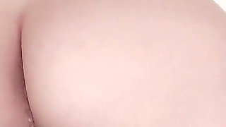 Ball Gagged Fuck Doll Fucks Pussy and Squirts