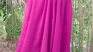 Muslim boy fucked beautiful hindu housewife in the jangle.