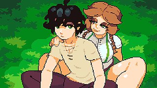 Pixel art, animation porn game, hairy