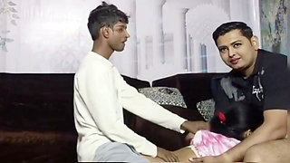 Threesome 4. Husband and boyfriend fuck my ass together
