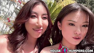 Lesbian fucks guy smut with voluptuous Donnie Rock and Lulu Chu from Property Sex
