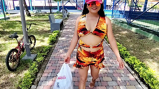 Park Stranger Seduction Stunning Latina MILF Takes Him Home for a Wild Encounter