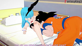 Bulma and Goku Fuck While Android 18 Watches - Dragon Ball Zex Series