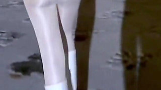 Obedient, Lustful Young Wife in High Heels, Ankle Boots, Stockings, Outdoor Exposure, Car Jerk, Sex Scenes