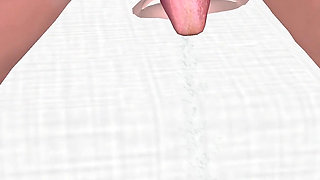 Office Cunnilingus Ecstasy: 3D Cartoon Beauty's Multi-orgasm Lick Fest