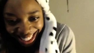 Black Girl's Solo Webcam Show