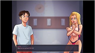 Anon Went To The Bikini Contest To See Roxxy(18+) - Summertime Saga Gameplay Part1