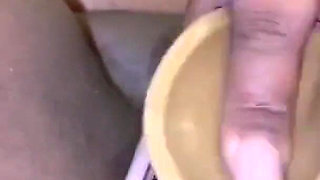 Pounding My Pussy with Big Vibrator Squirting Intense Orgasms