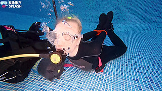 Hogtied & Breathless: Underwater Scuba Tease