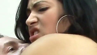 She comes to visit her boss on vacation and he just fucks her