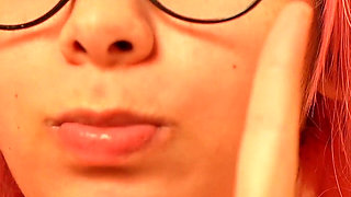 Your Stepmother Is Chewing Gum and Blowing Bubbles, Then She Smokes a Cigarette, Exhaling Smoke While She Chews, and Blows