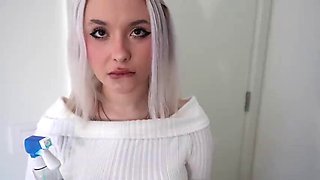 Maid Offers Extra Services: Sloppy Deepthroat  Hard Fuck in Extreme Flexible Poses with Facial - Flexy Lover