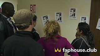 Very busty secretary heads raunchy after massive man milk-shotgun