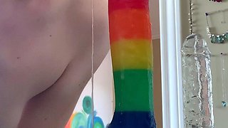 Amateur brunette ariana marie solo toying