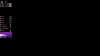 Blonde tight pussy babe solo toy fun in glamour masturbation