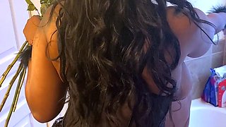 Hot Black Maid Does Some Webcam Black and Ebony