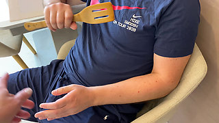 Friend's Busty Stepmom Unexpectedly Blowjob and Fuck Me - Russian Amateur with Dialogue