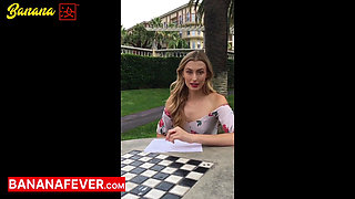 Towering Chinese Stud Rails 6' Blonde Bombshell Alexa Grace Until She Screams