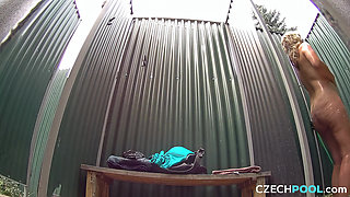 Czech Pool 41 Mature Neighbour’s Steamy Shower Show
