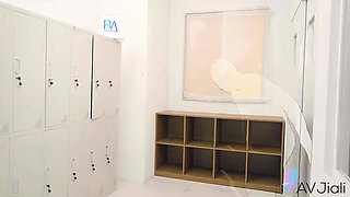 Busty Nurse Bai Xi Yu Fucked Hard by Invisible Man in Hospital Room