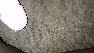 Stretching that pussy with a 5 inch dildo