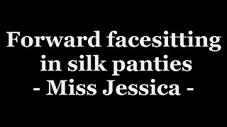 Forwards Facesitting in Silk Panties - Size 1920 X 1080