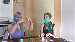 Luna Grey & Violet Haze - gag party HD