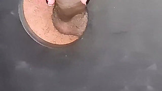 Cuckold Husband Takes Wife to Gloryhole and the Naughty Girl Fucks Many Strangers