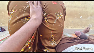 Stepmom Suman Demands Step Son Fuck Her Hard - Indian MILF Blowjob & Doggy Style Sex