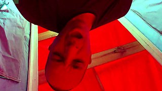 AMATEUR FUCK INSIDE THE TENT ON THE BEACH
