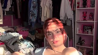 Webcam amateur tasha sky entertains a voyeurs foot fetish w