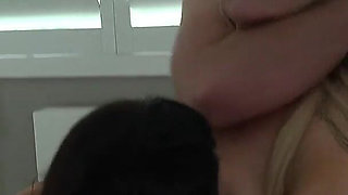 3 Sexy Babes in Lingerie Share a Big Hard Dick & Cumload